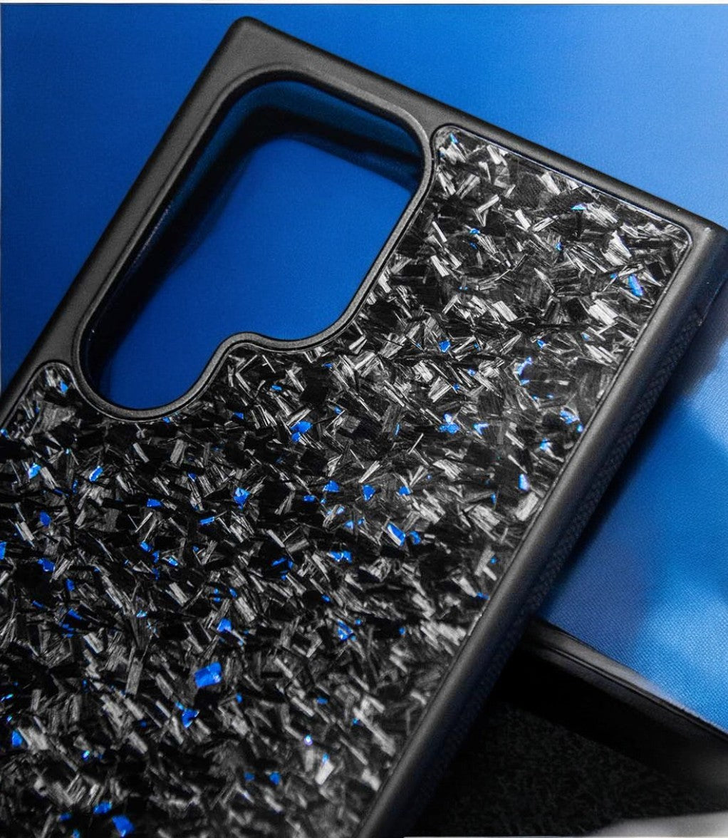 Samsung Galaxy S-Models Forged Carbon Fiber Case | Blue