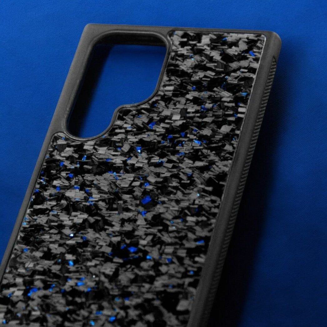 Samsung Galaxy S-Models Forged Carbon Fiber Case | Blue