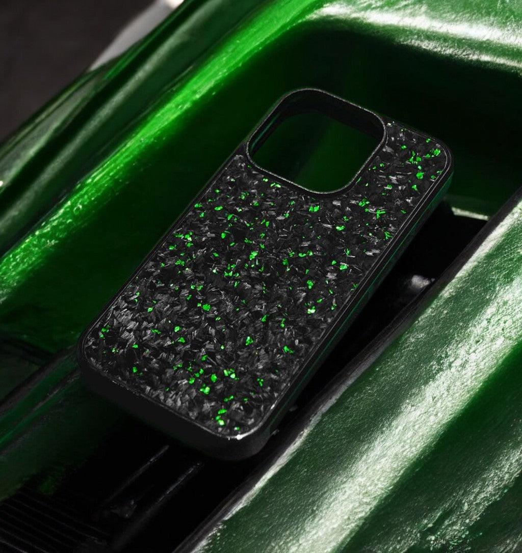 iPhone Forged Carbon Fiber Case | Emerald