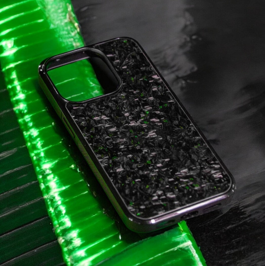 iPhone Forged Carbon Fiber Case | Emerald