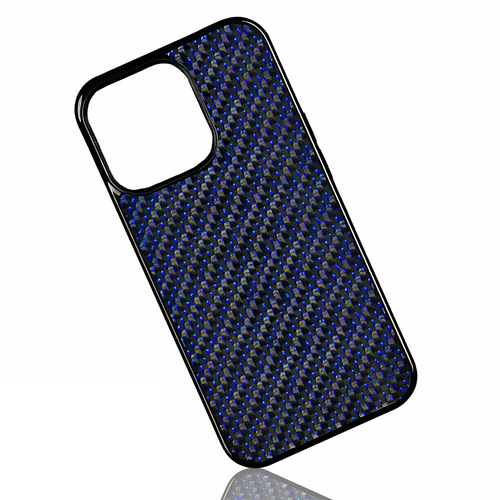 iPhone Woven Carbon Fiber Case | Blue