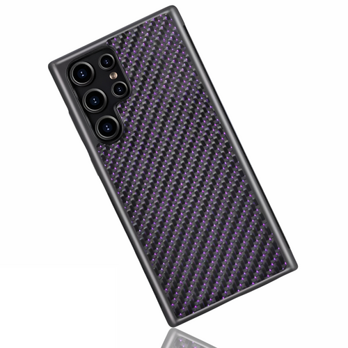 Samsung Galaxy S-Models Woven Carbon Fiber Case | Purple